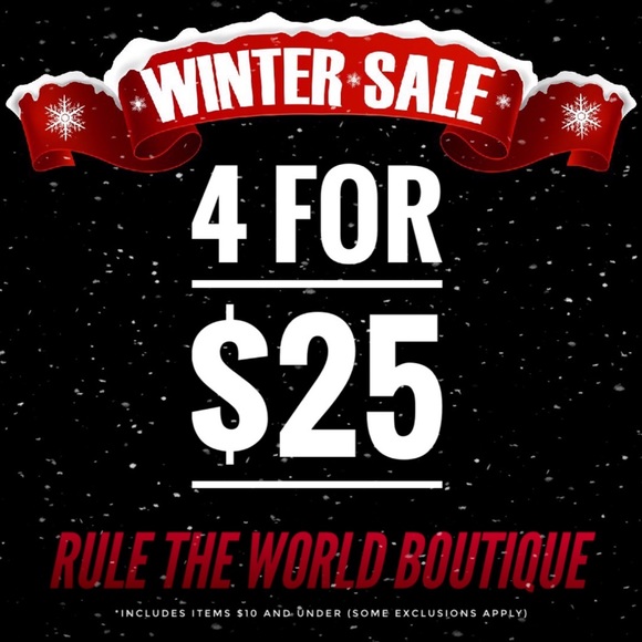 4 for $25 Winter Clear Out Sale ❄️ - Picture 1 of 1